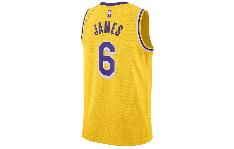 Nike x NBA LA Lakers Jerseys 'LeBron James 6' CW3669-738 - 2