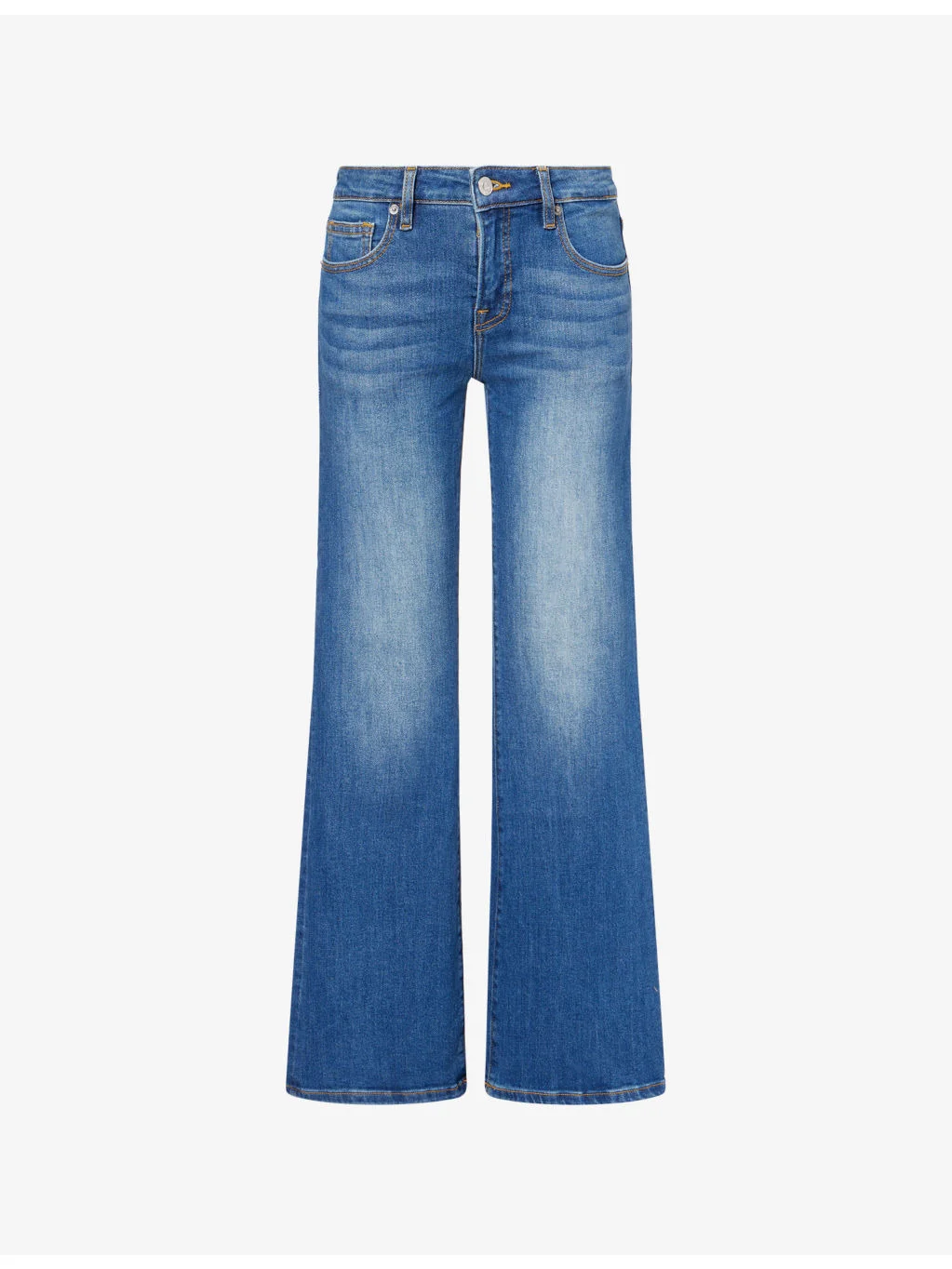 Low-Rise Bootcut Denim Jeans - 1