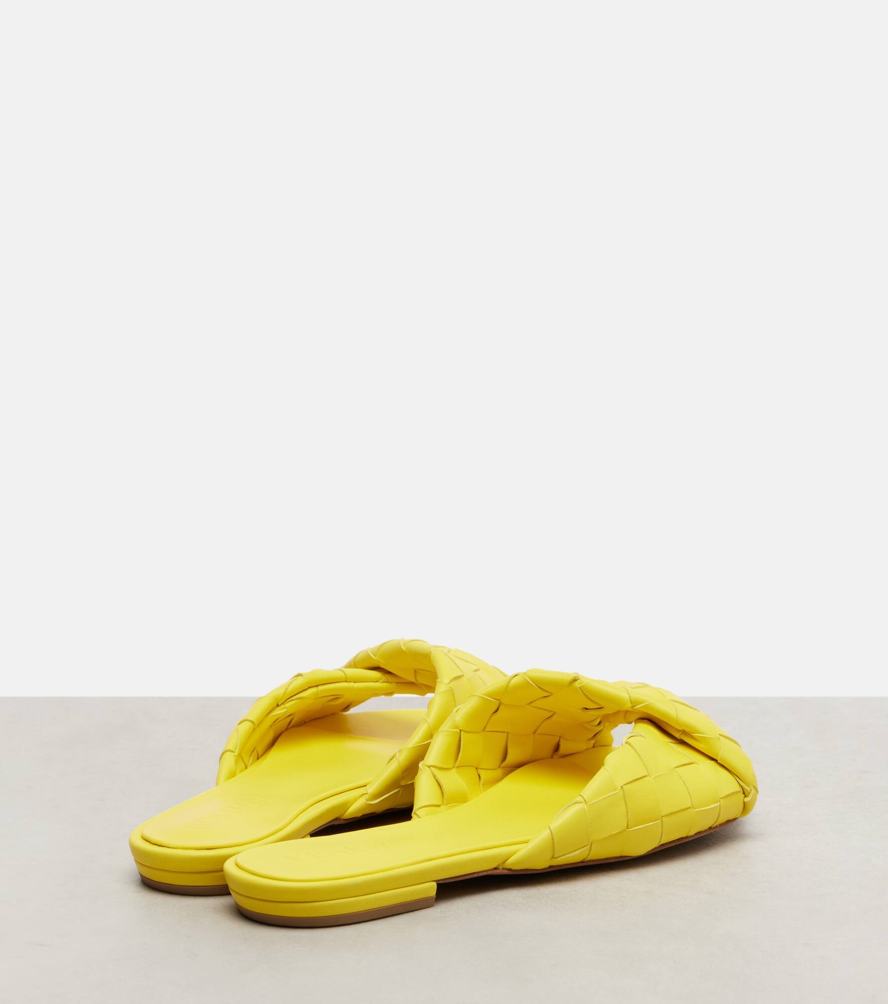 Blink Intrecciato leather slides - 2