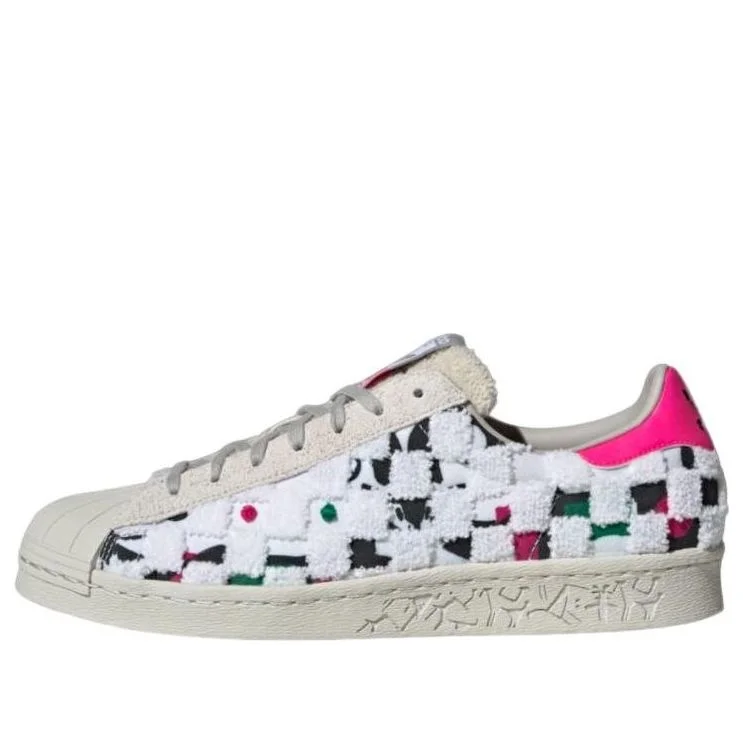 adidas originals Superstar 80s x Han Meilin 'White Black Green' ID4384 - 1