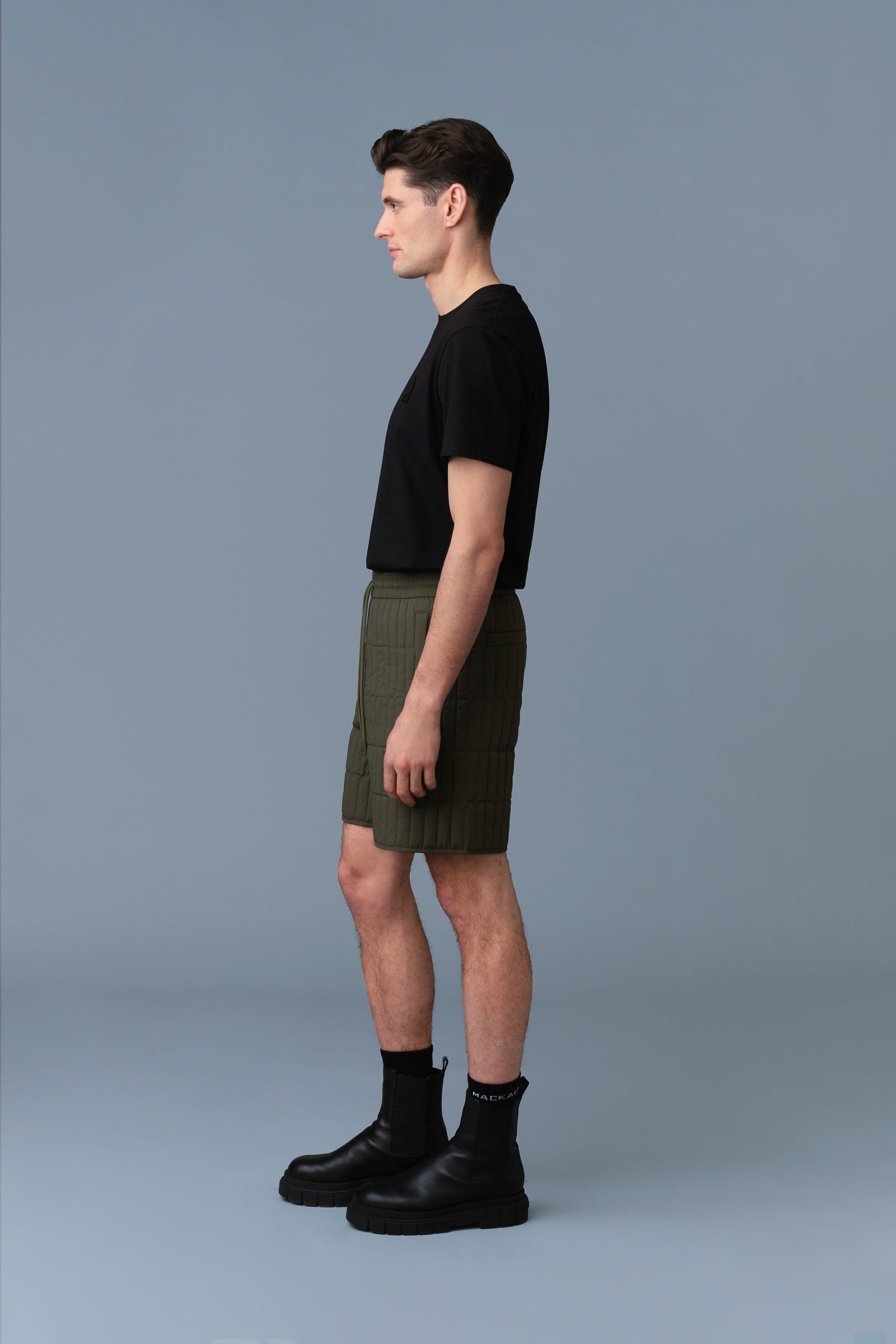 SEBASTIAN Vertical Quilted Shorts - 2