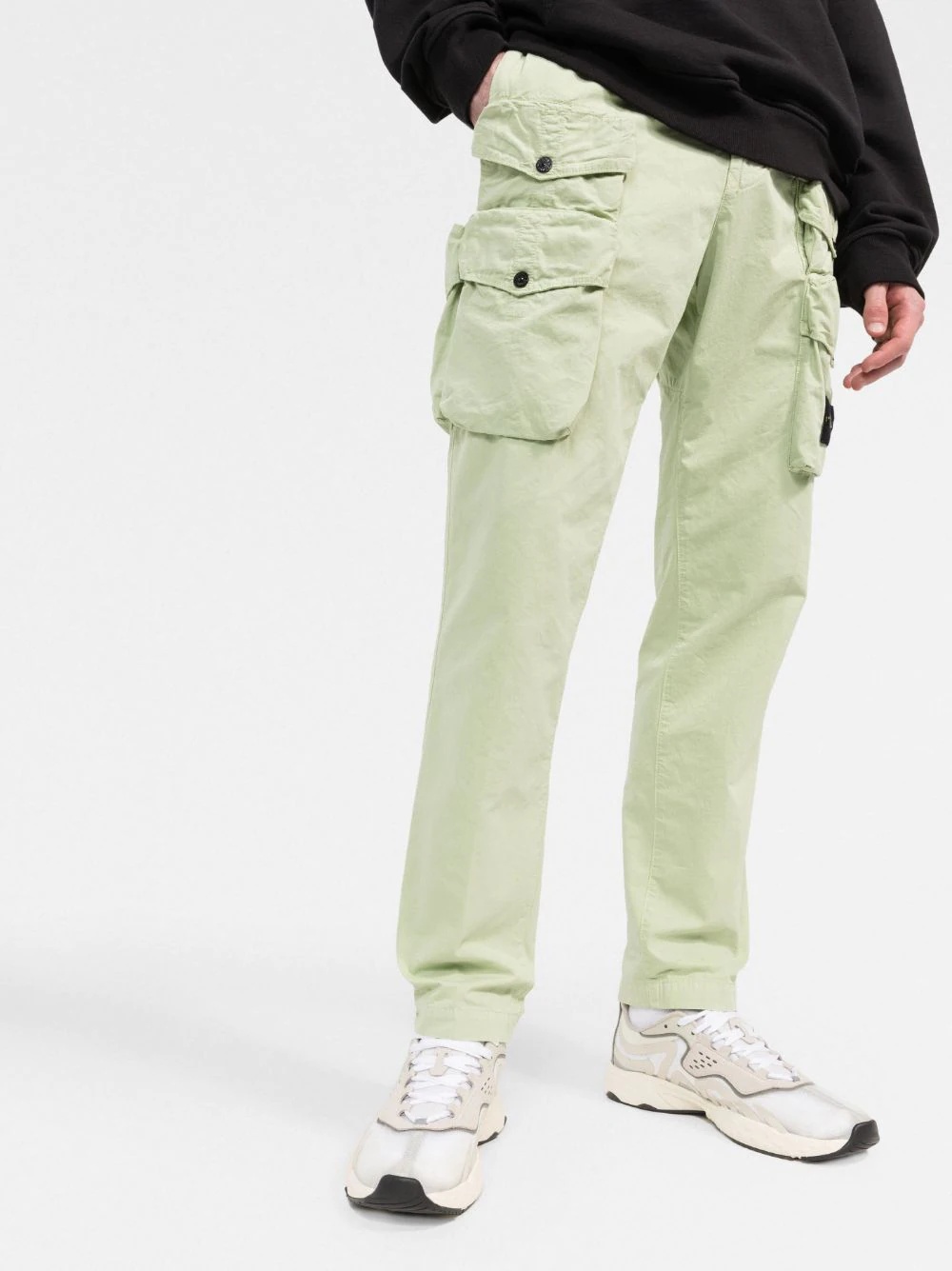 Compass logo-patch multi-pocket trousers - 3