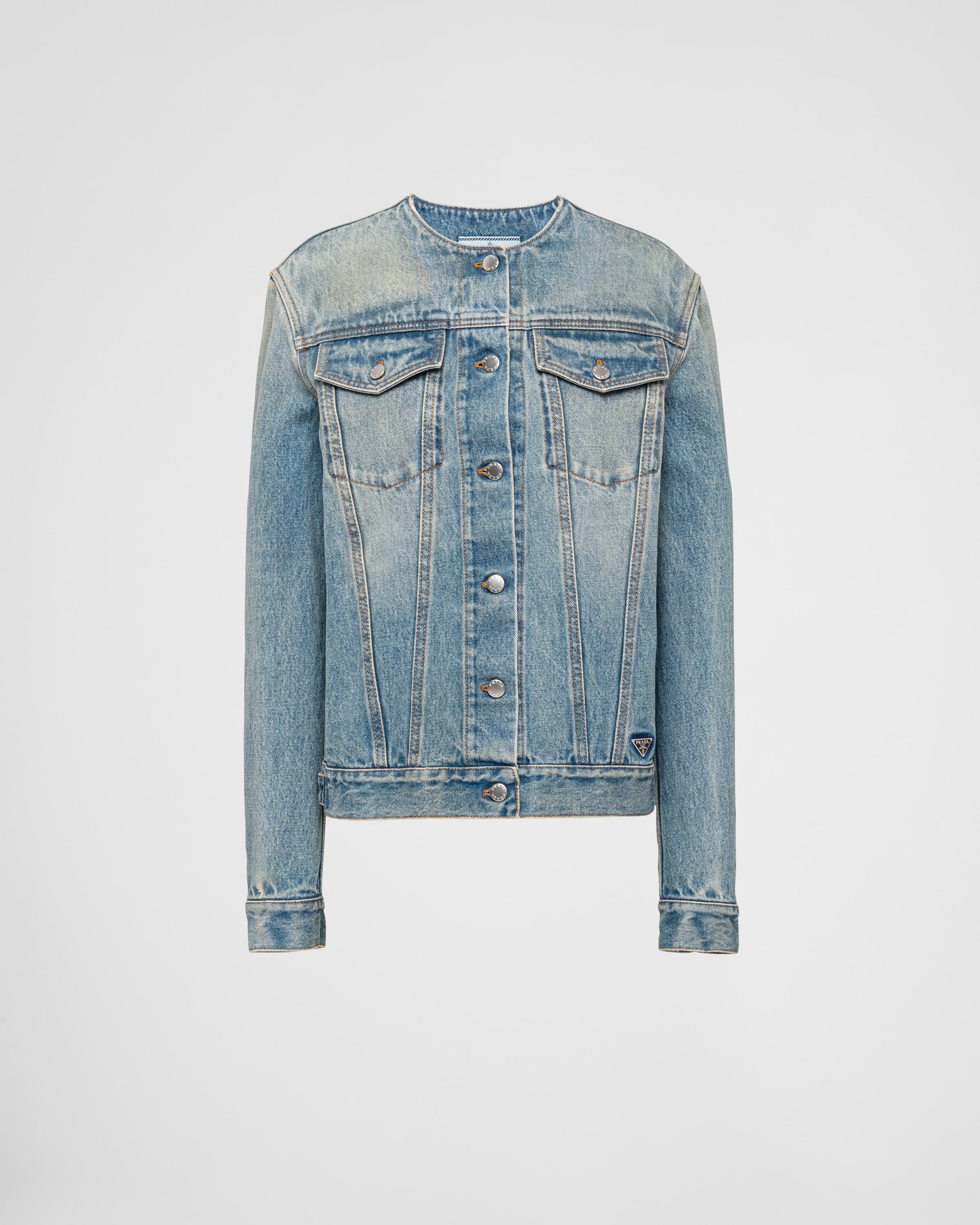 Denim blouson jacket - 1