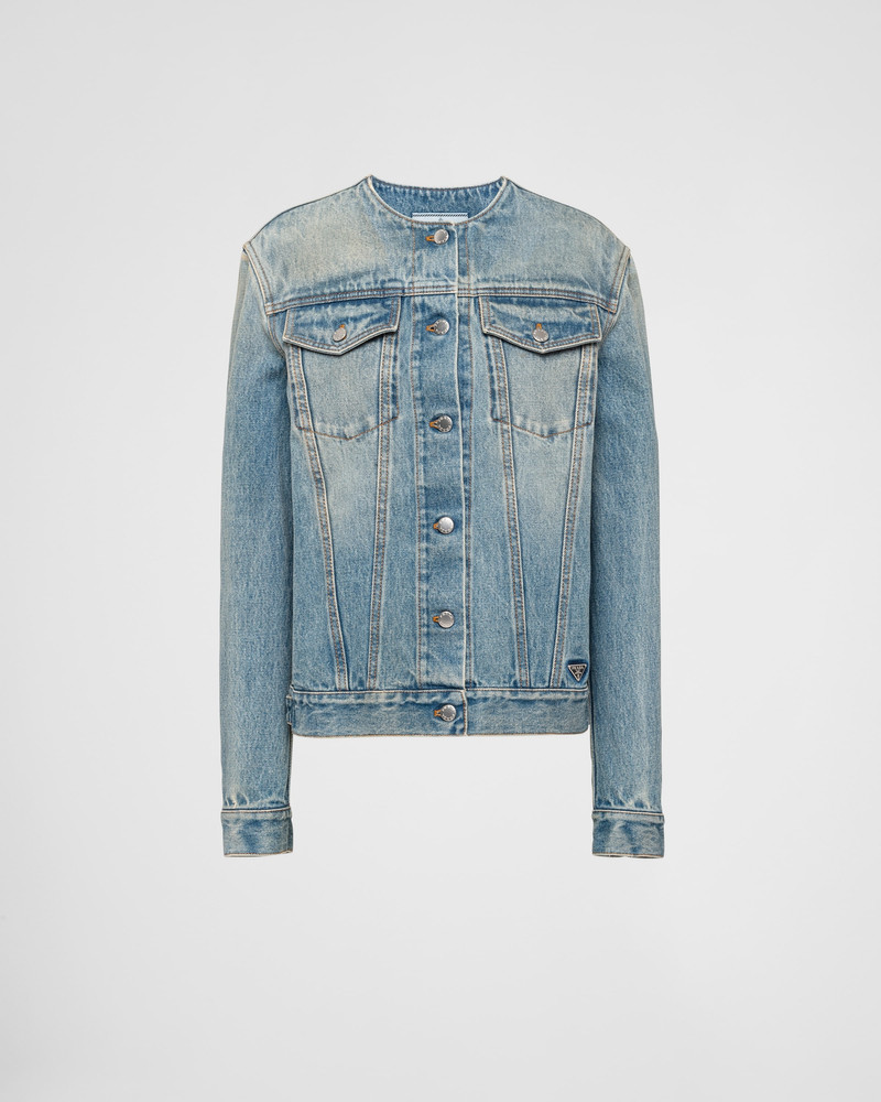 Denim blouson jacket 1