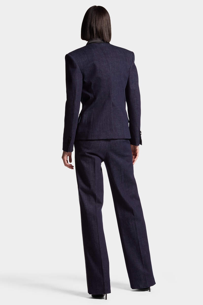 RINSE DENIM CLASSIC TUXEDO TROUSERS - 4