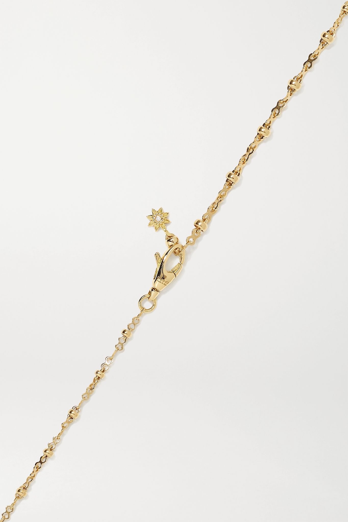 Flora 18-karat gold diamond necklace - 3