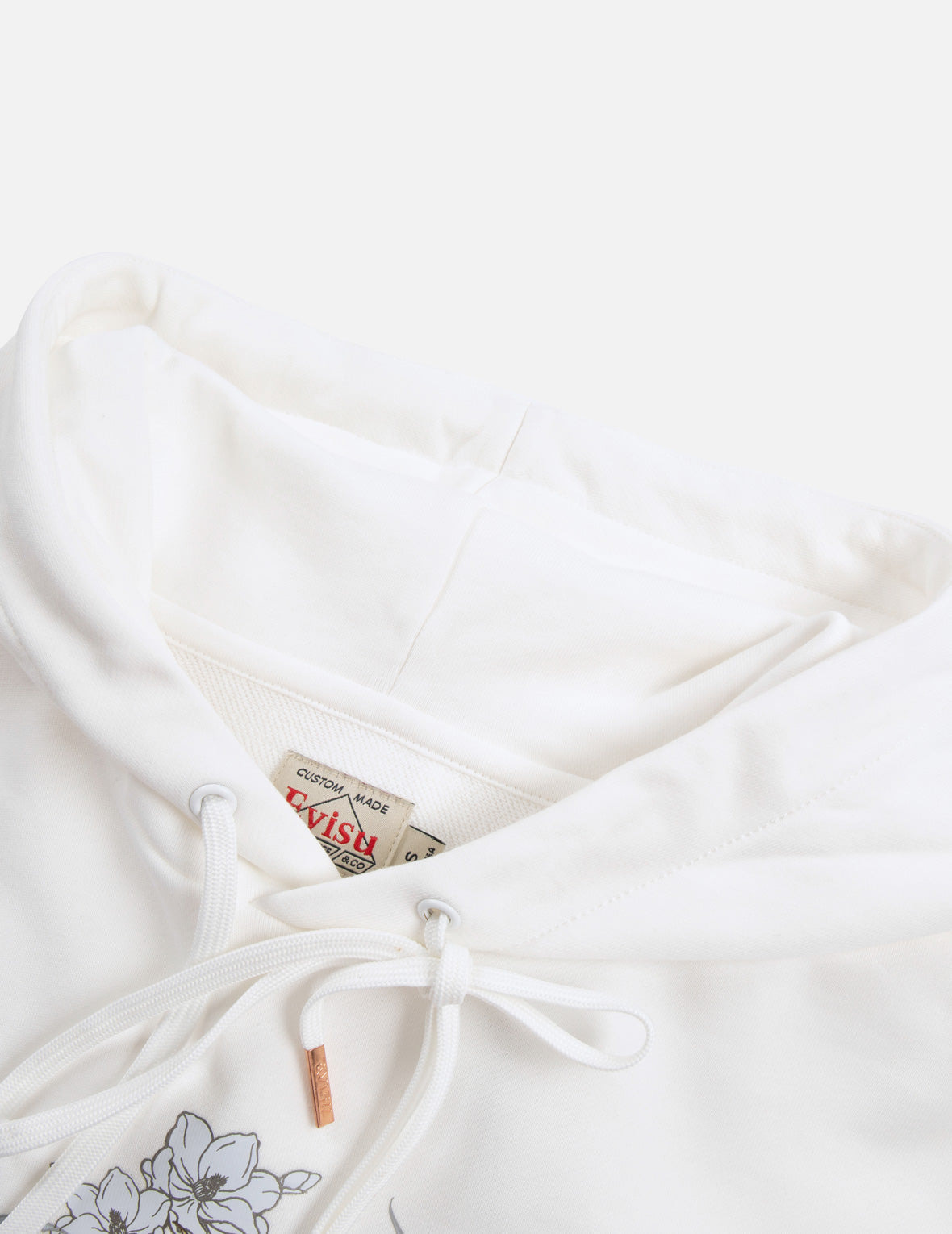 GOLDFISH AND FLORAL FLOW PRINT OVERSIZED HOODIE - 11
