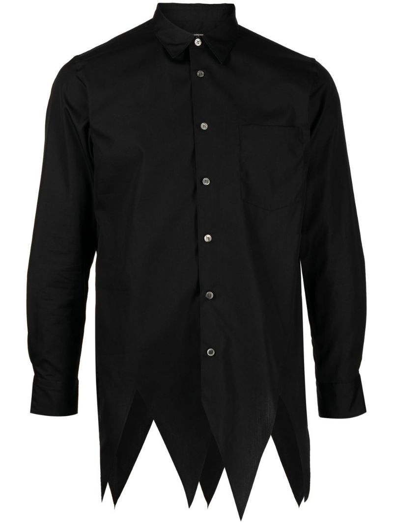asymmetric cotton shirt - 1