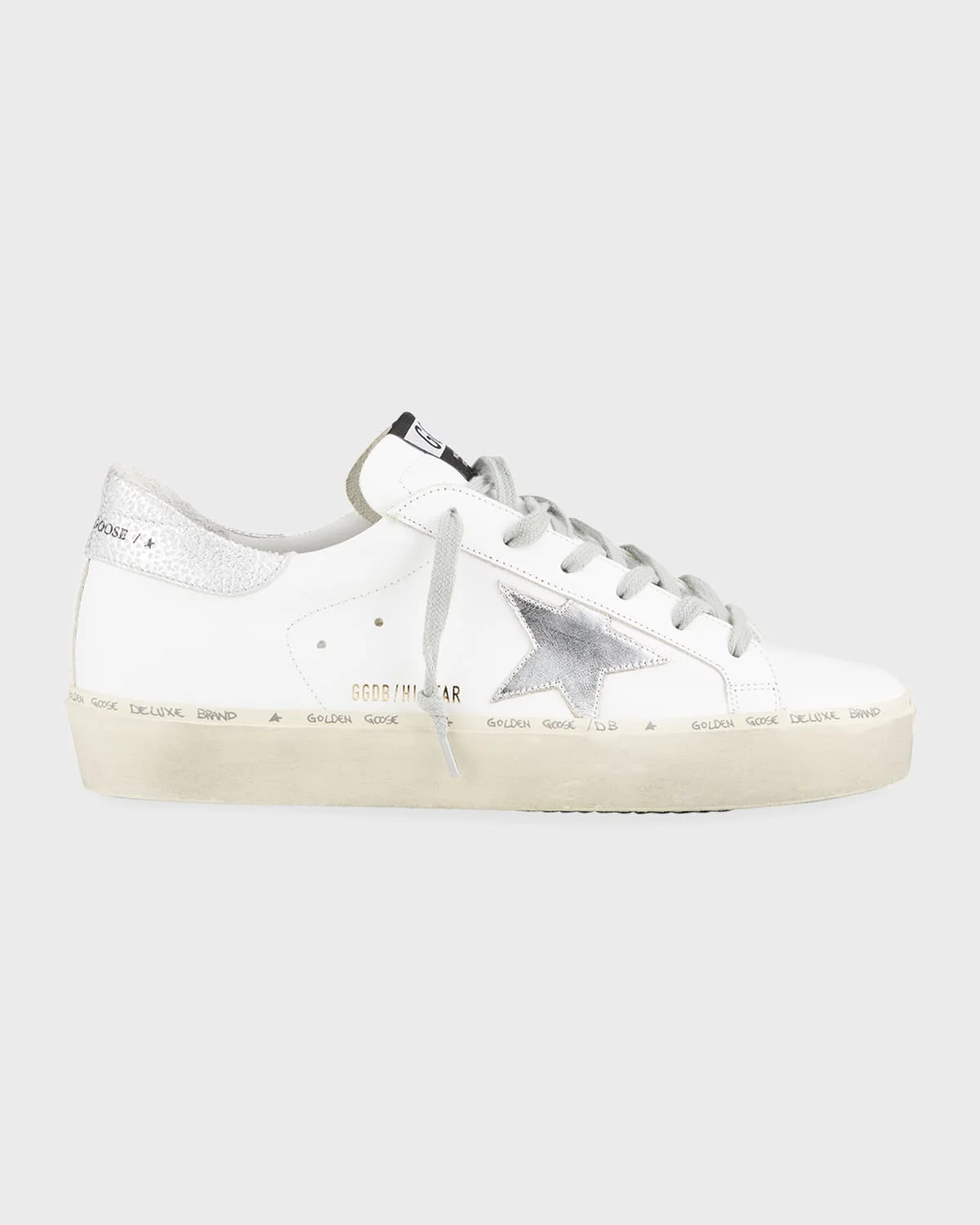 Hi Star Metallic Leather Low-Top Sneakers - 1