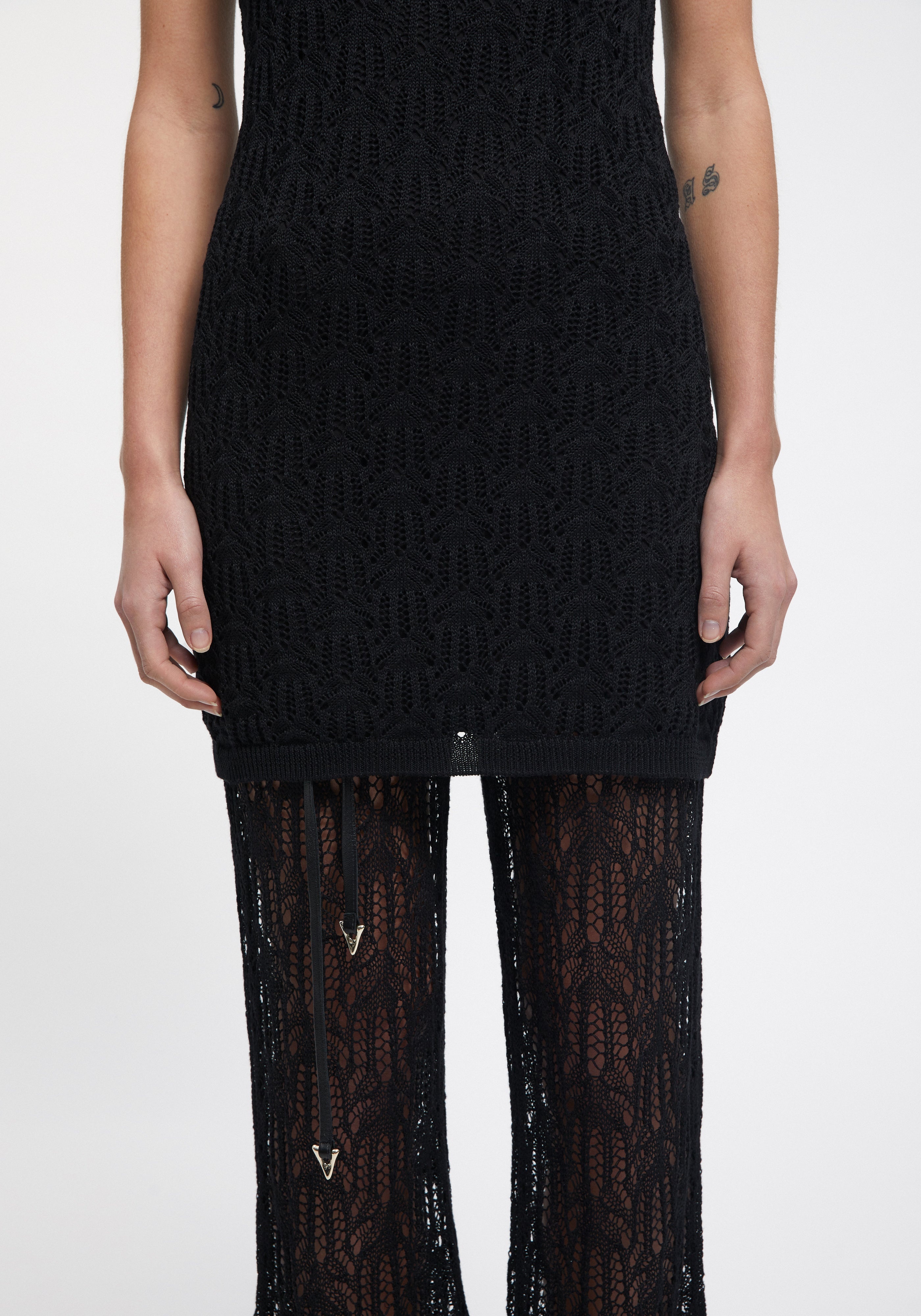 BARRY
Lace knit mini dress - 3