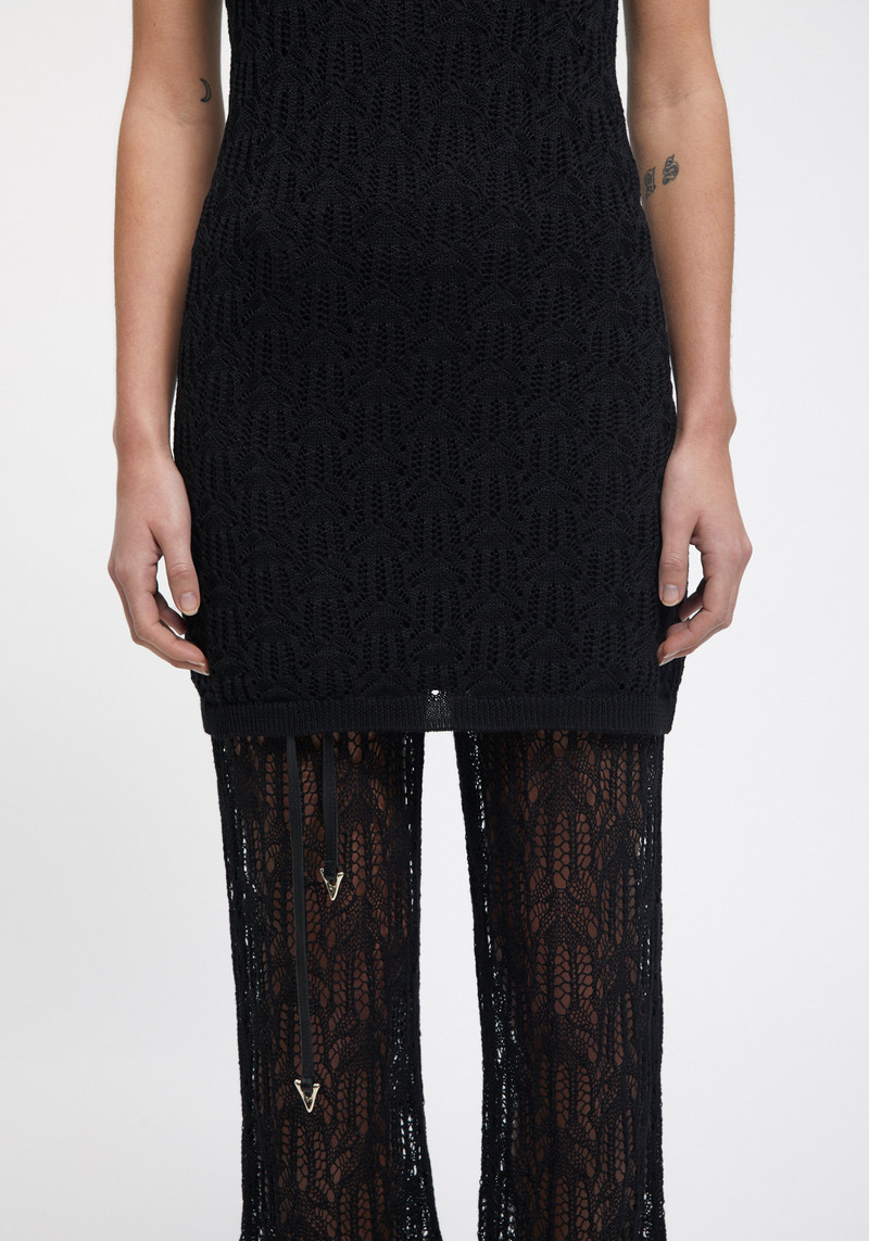 BARRY Lace knit mini dress 3