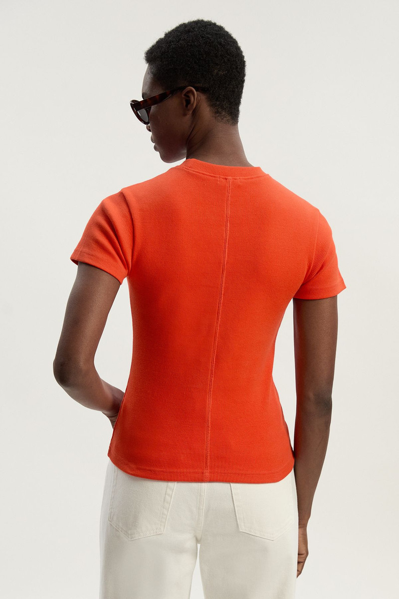 Compact Jersey Ribbed T-Shirt 5