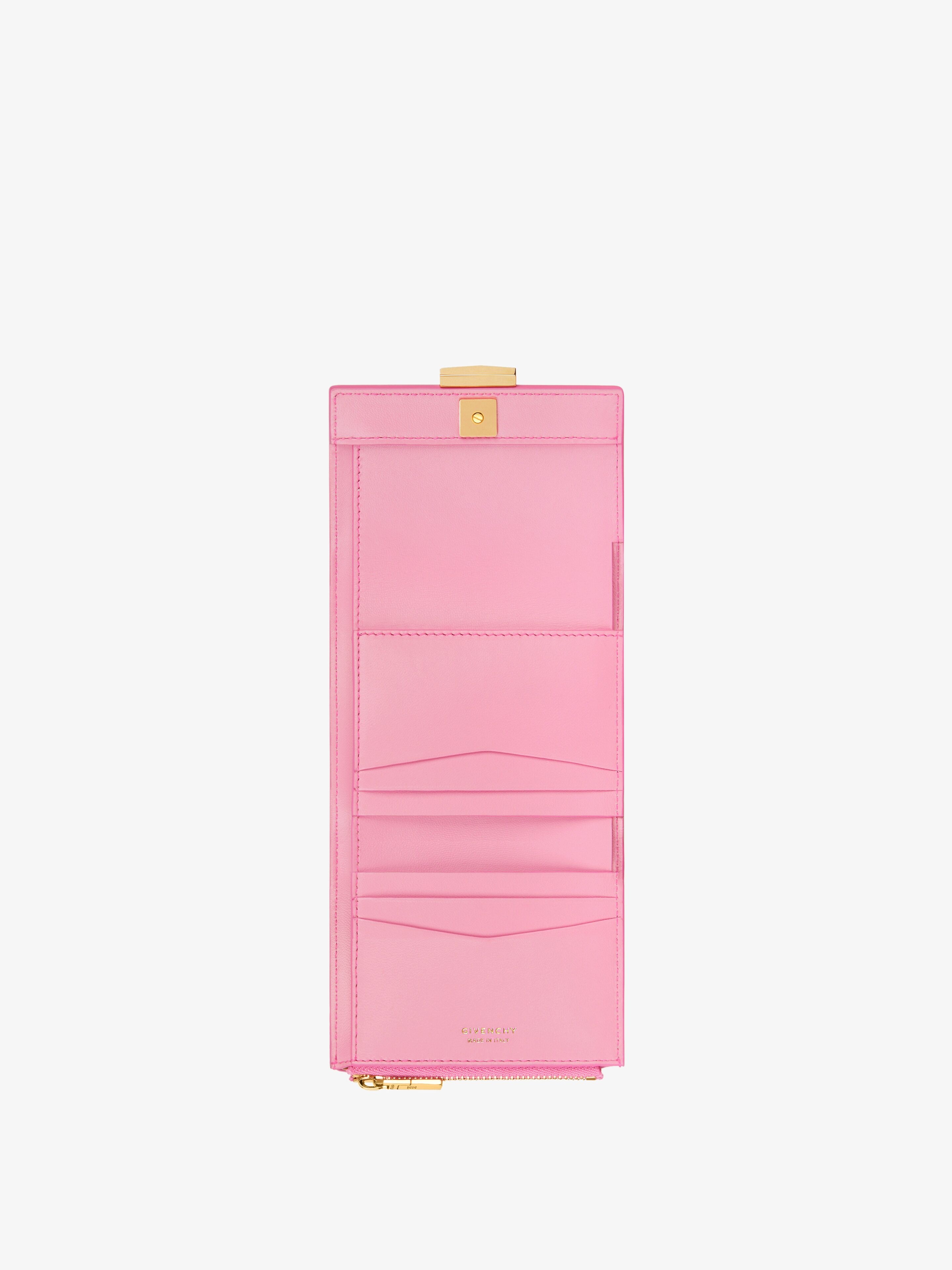 4G TRIFOLD WALLET IN CALFSKIN LEATHER - 4
