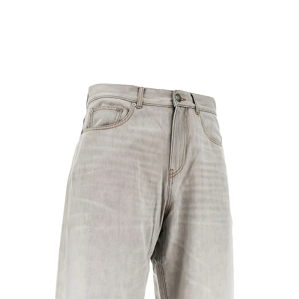 Palm Angels Grey Denim - Regular & Straight-Leg Jeans Men - 2