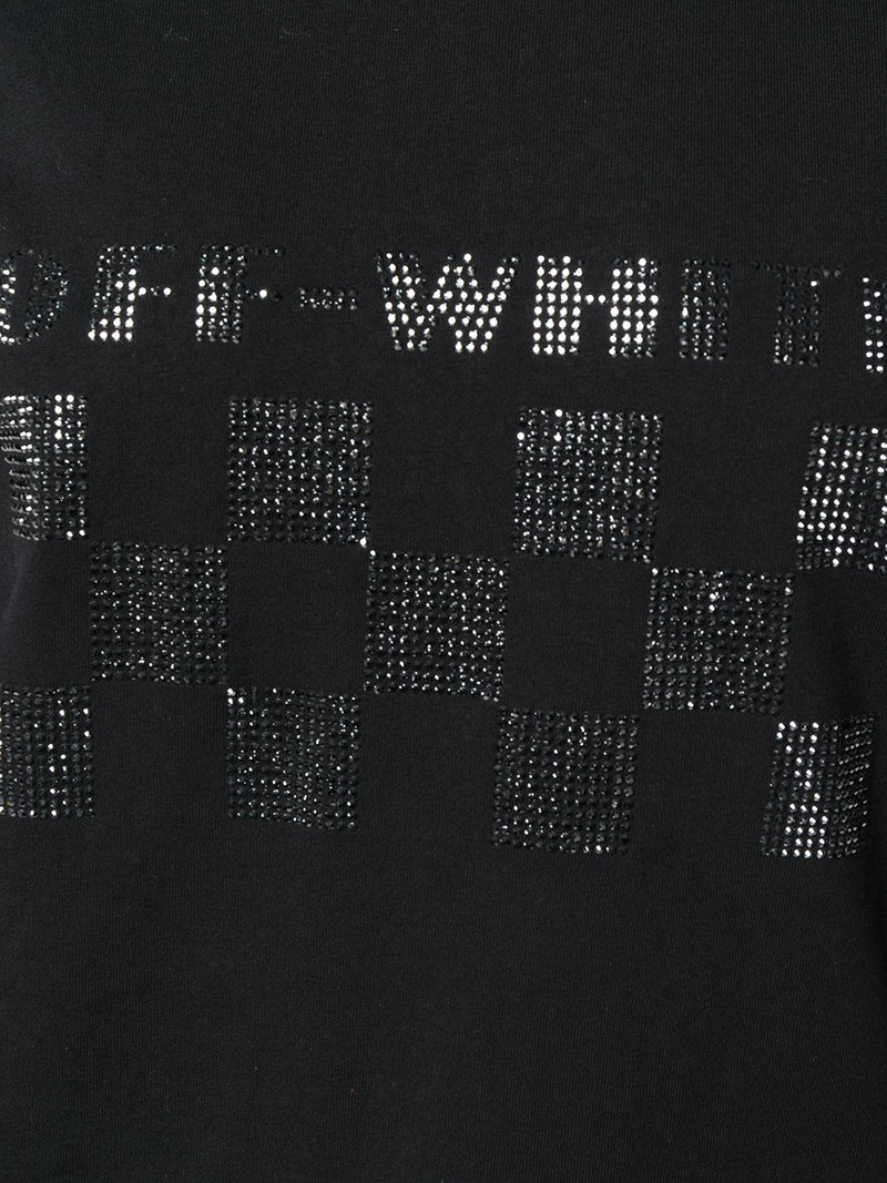 embellished logo print T-shirt 5