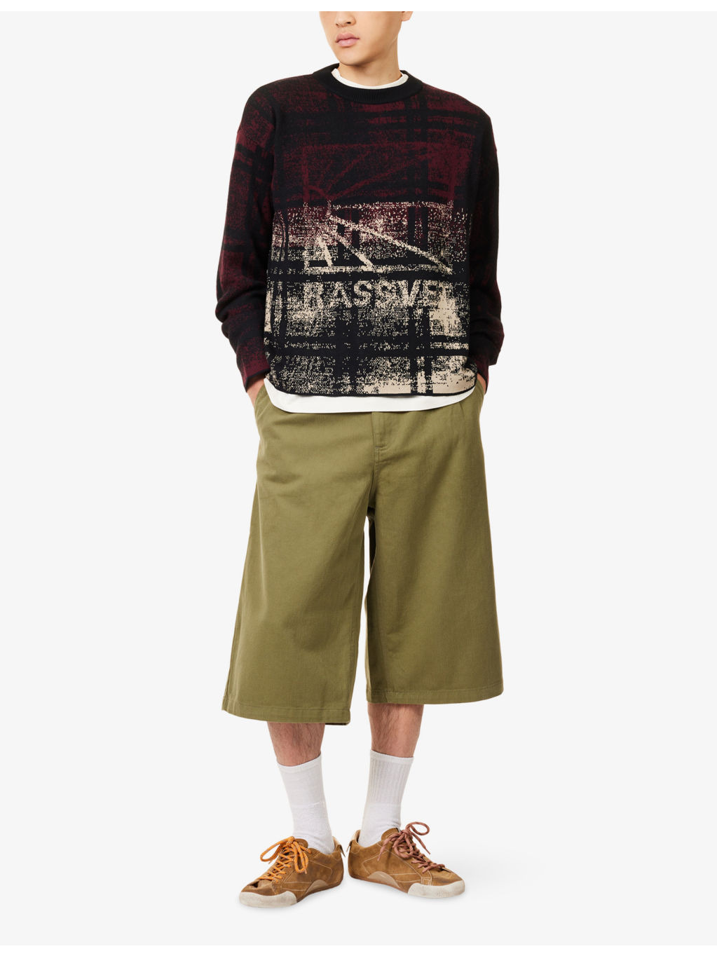 Graphic-Logo Crewneck Knitted Jumper - 2
