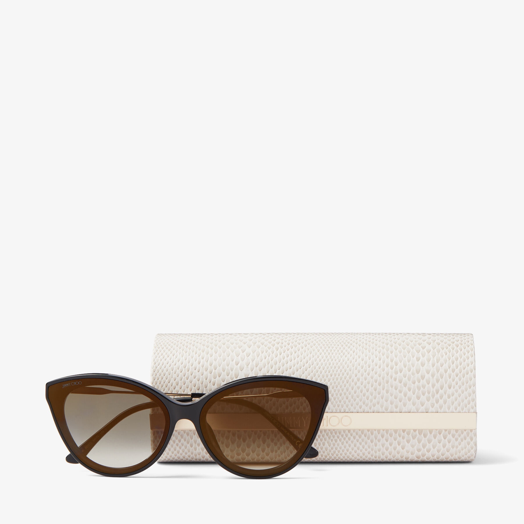 Vic
Black Square-Frame Sunglasses with Swarovski Crystals - 4