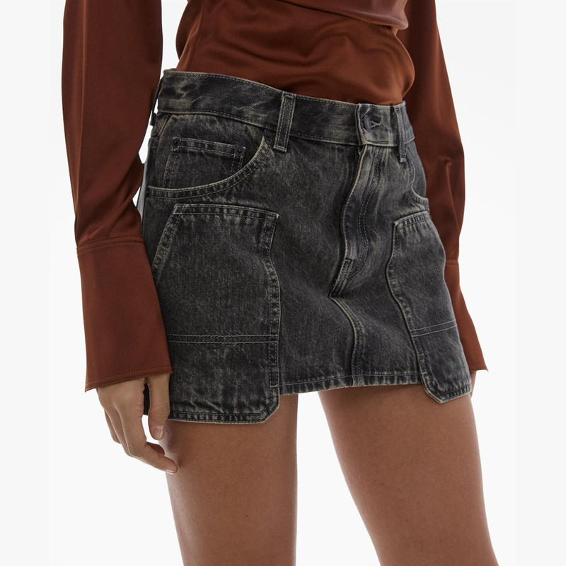 CARPENTER DENIM MINI SKIRT 6