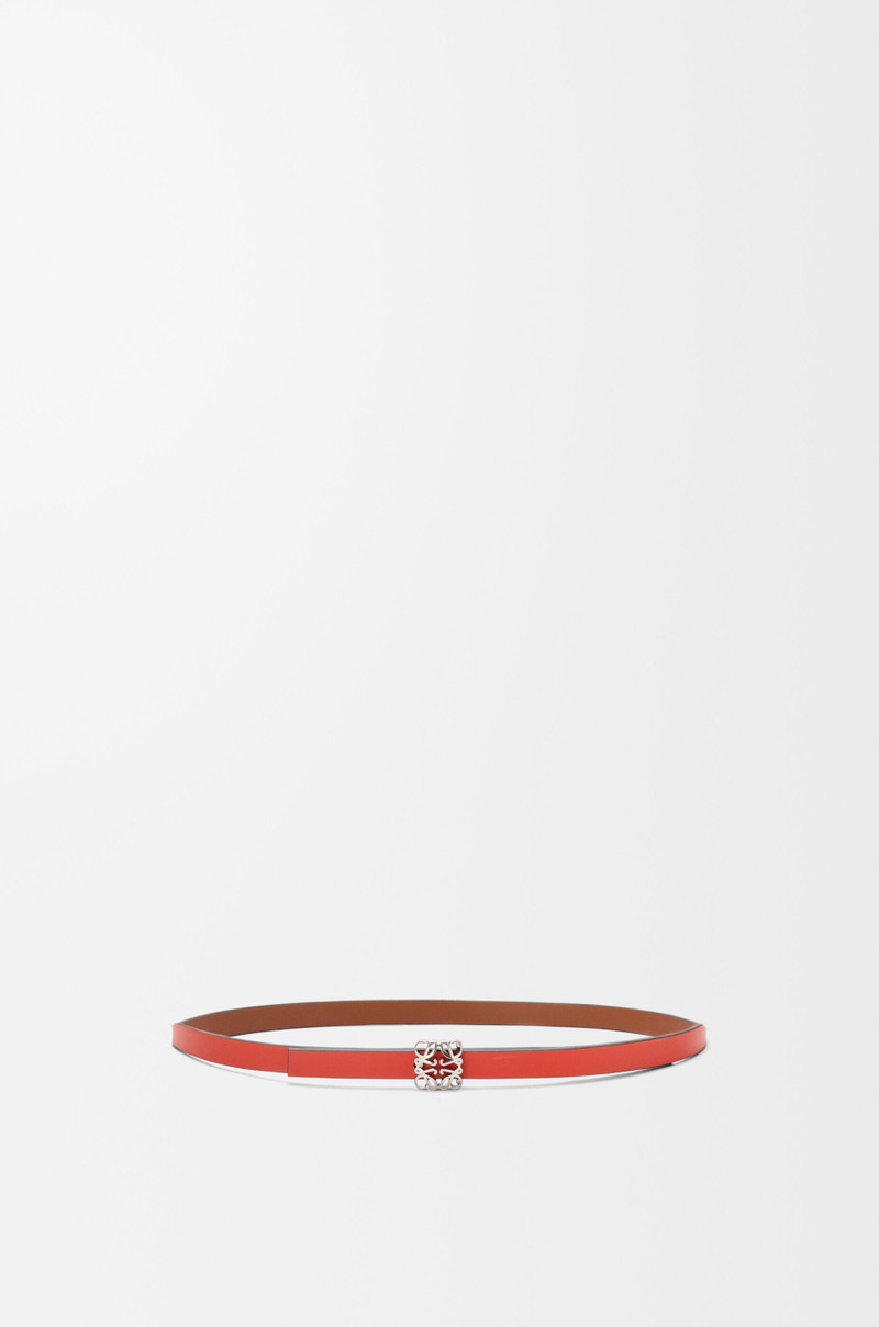 Loewe Reversible Anagram Bombé belt in smooth calfskin outlook