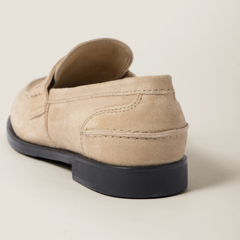 Faded suede loafers 3