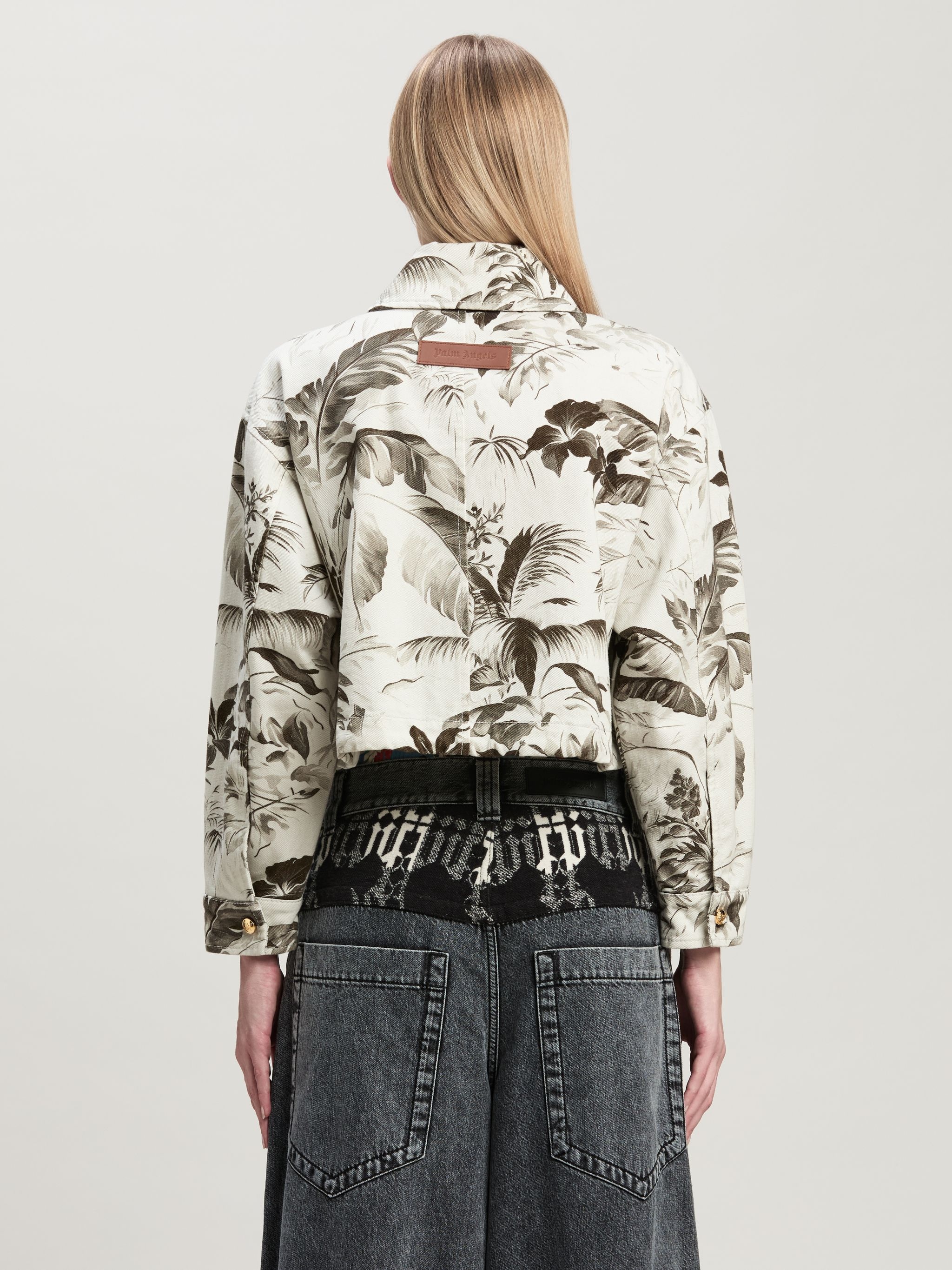 Jungle print crop Jacket - 5