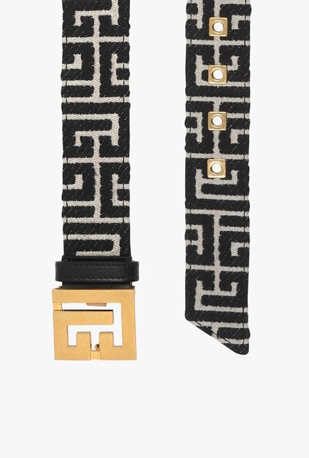 Bicolor jacquard PB Belt belt - 3