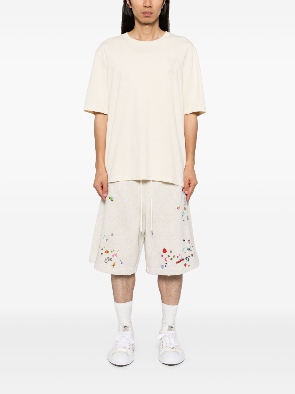 graphic-printed shorts - 2