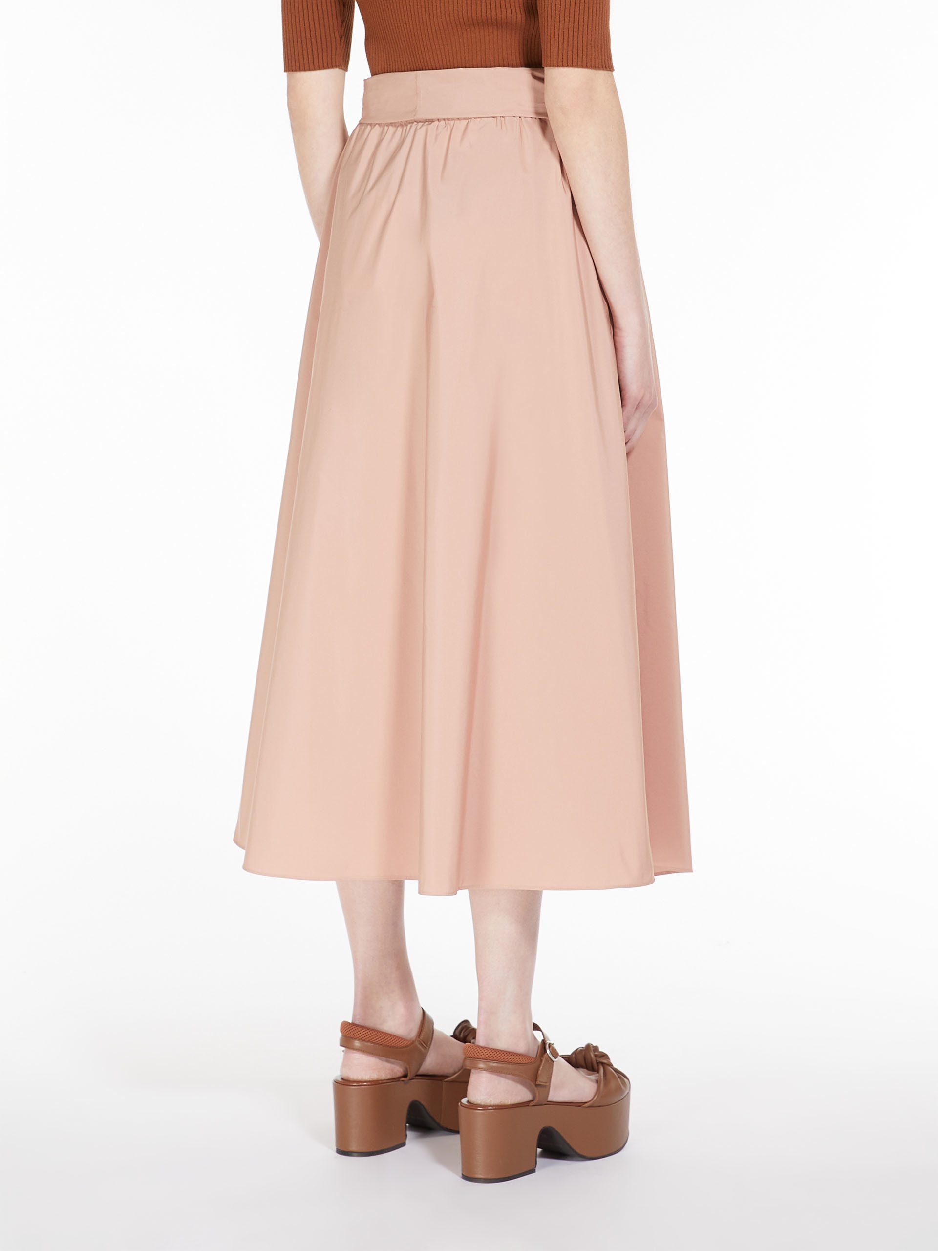 ZARDA Full skirt in taffeta - 4