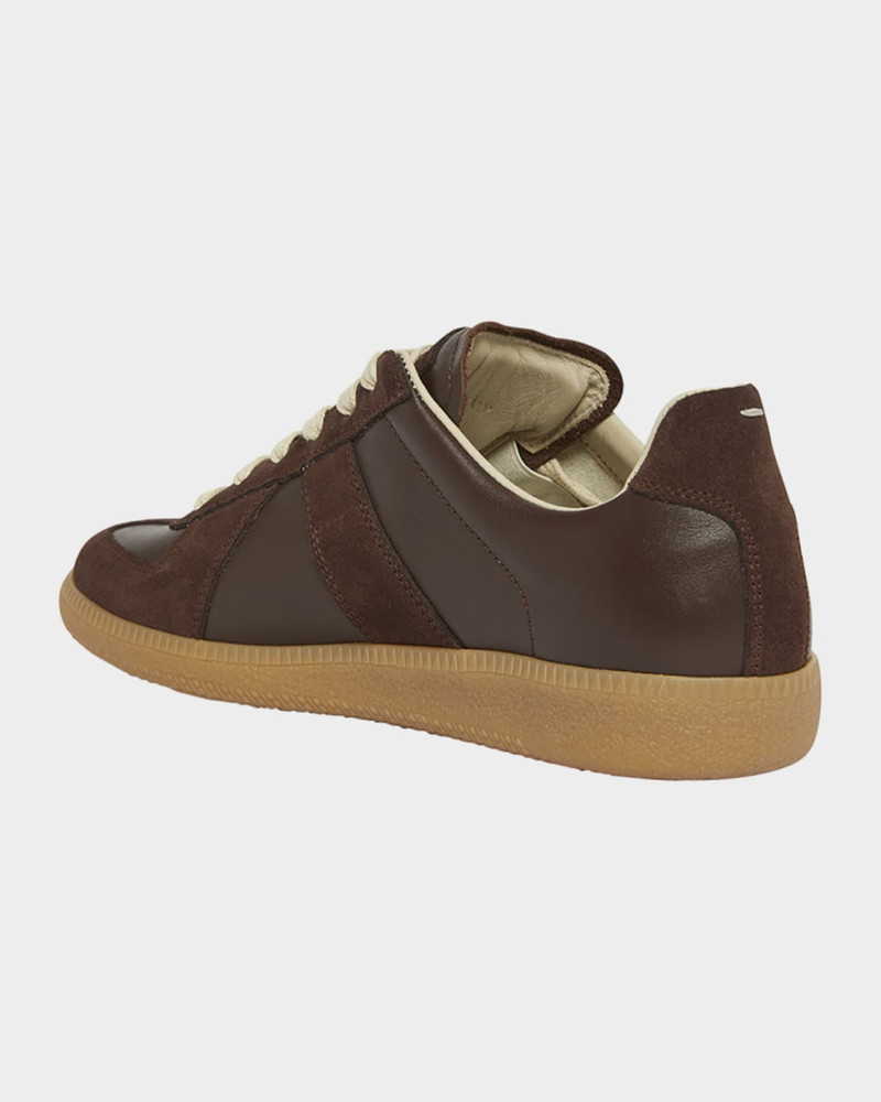 Replica Suede & Leather Sneakers 4