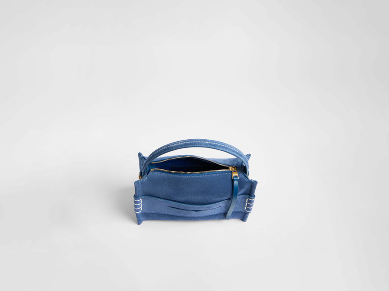 SMALL LOAFER BAG IN MID BLUE 6