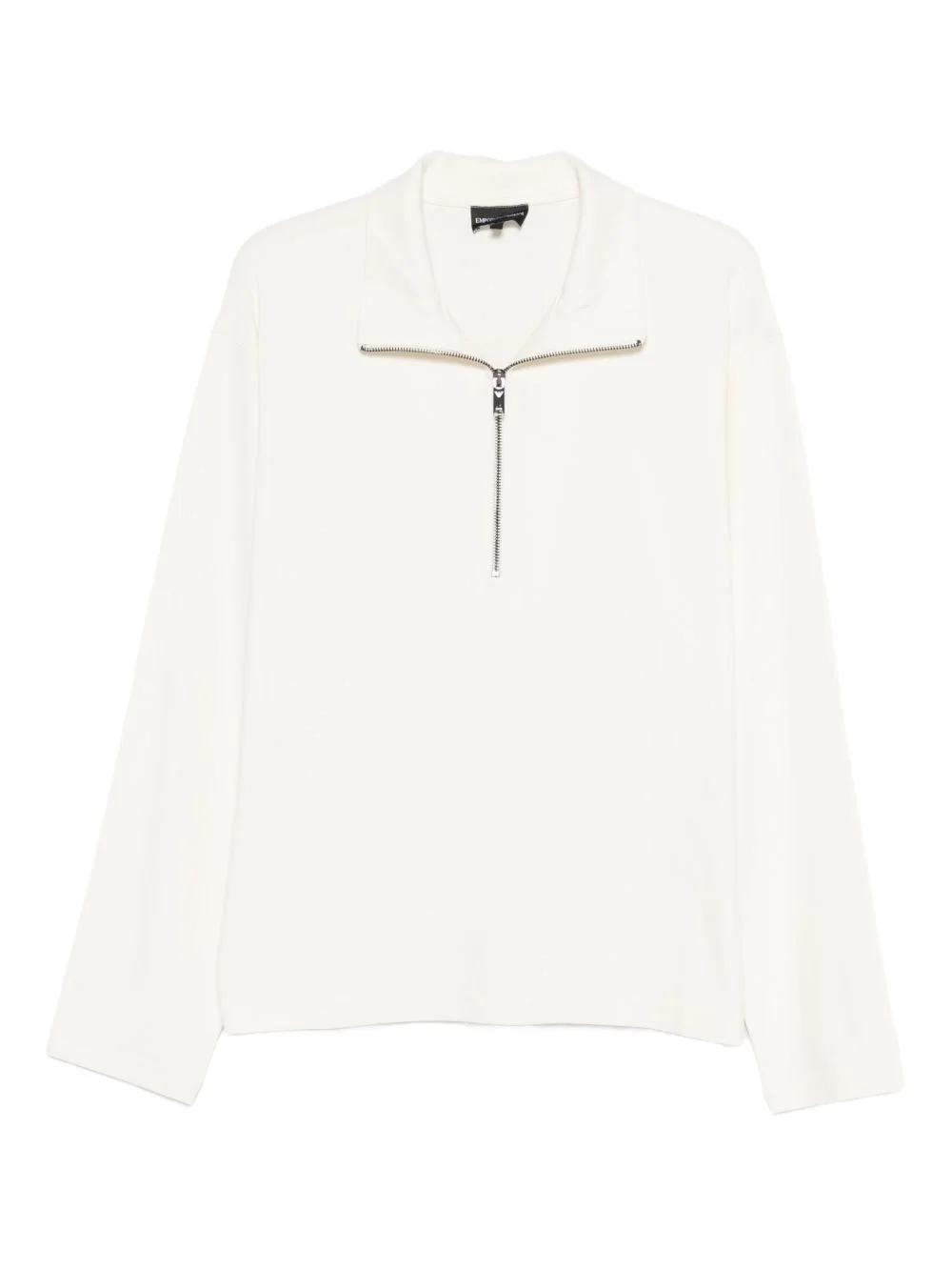 zip-collar sweater - 1