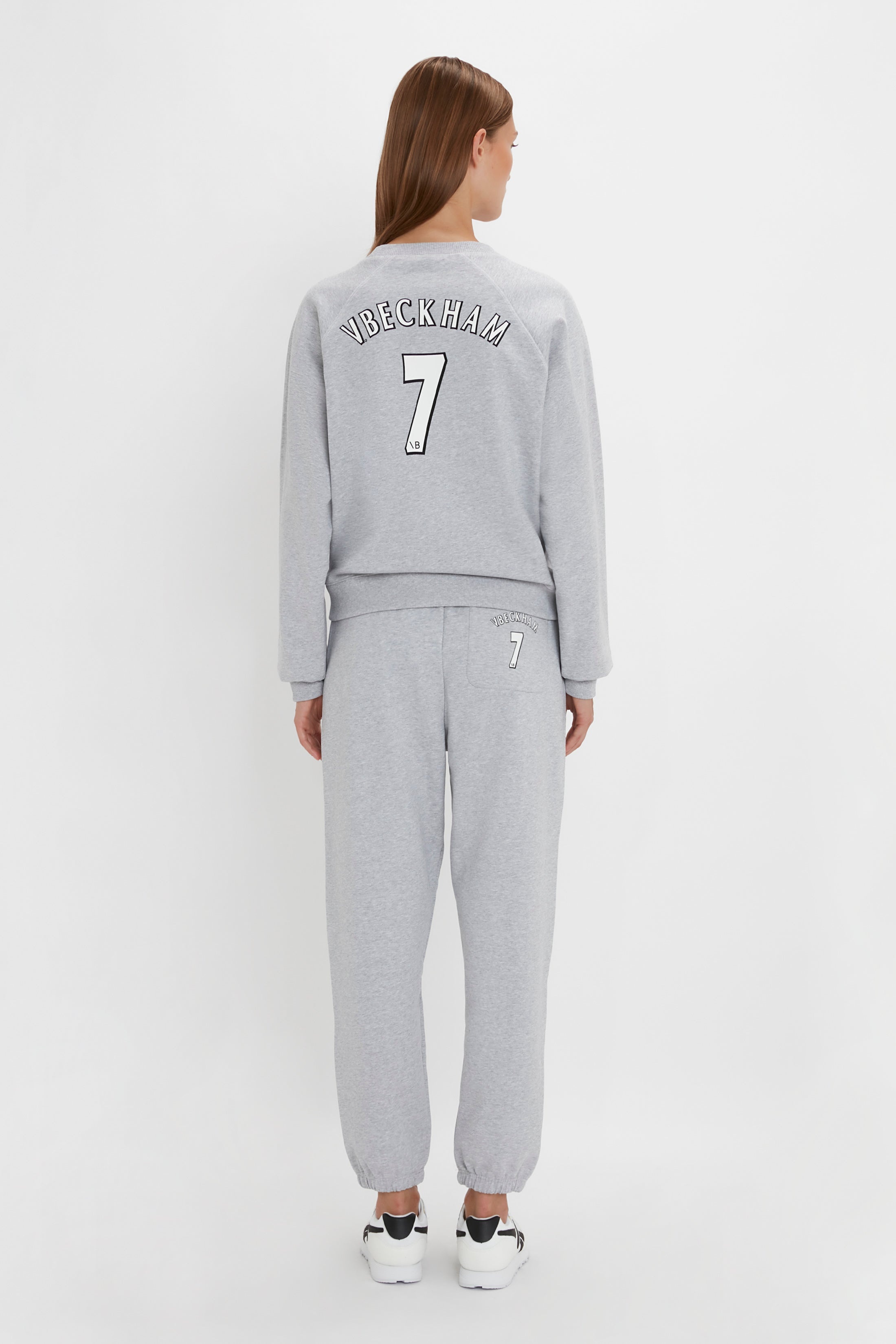 Football Sweatshirt In Grey Marl - 3