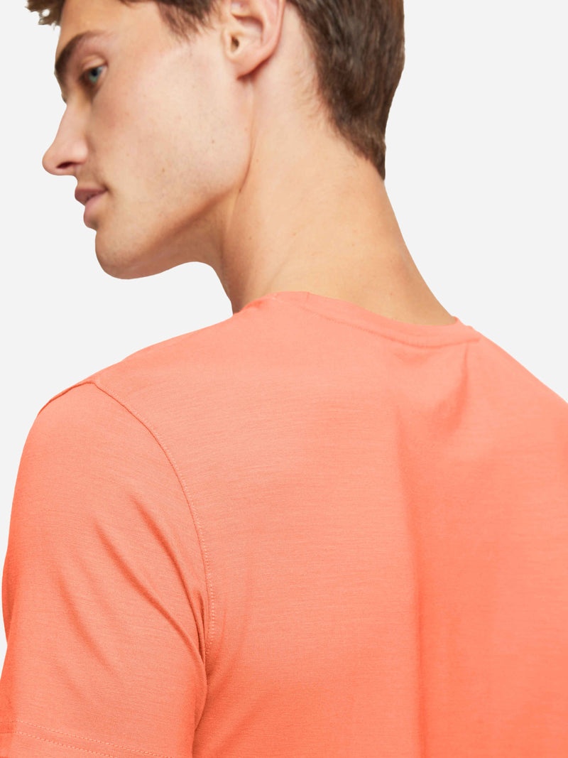 Men's T-Shirt Basel Micro Modal Stretch Orange - 7