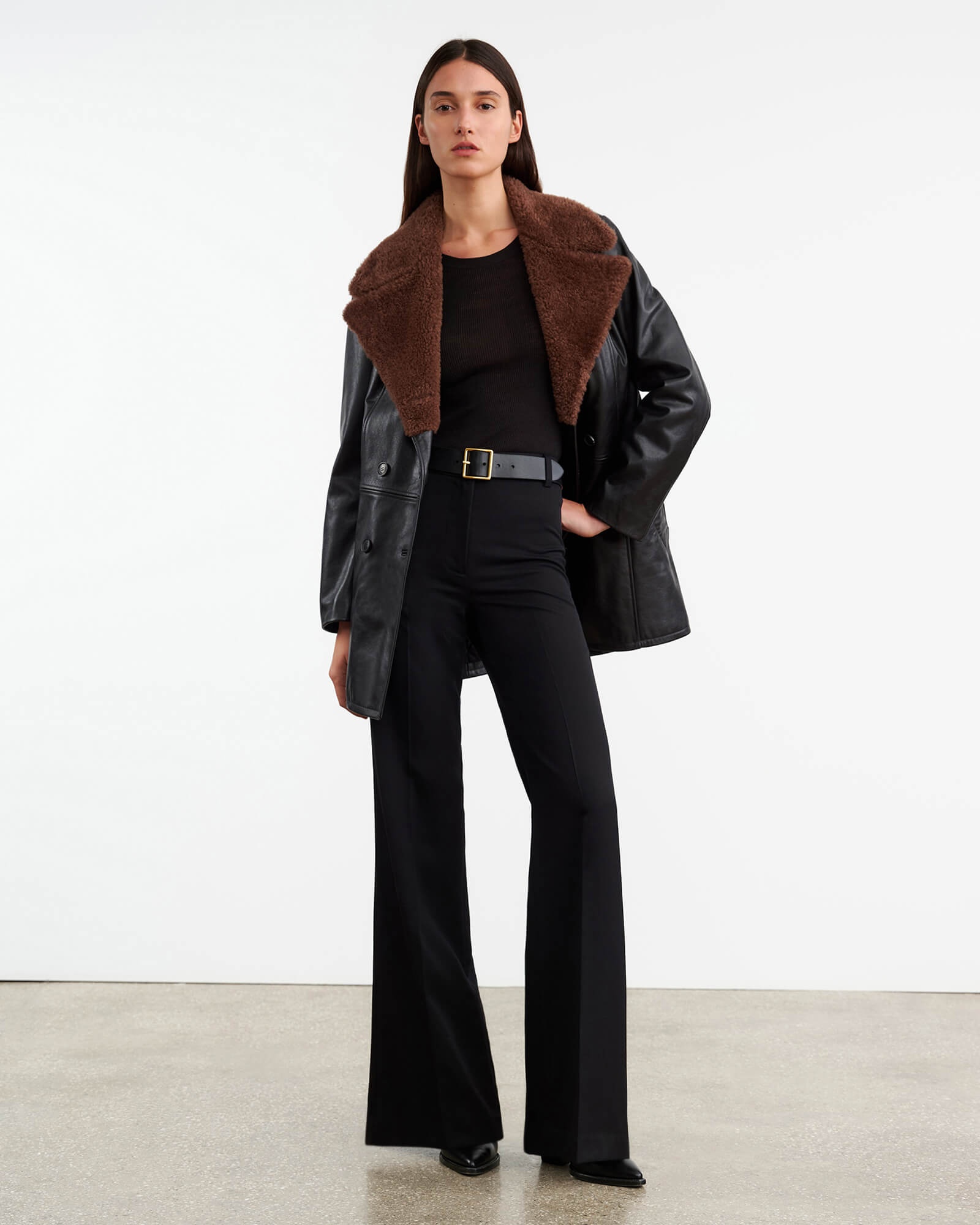 JAYDEN LEATHER COAT - 5