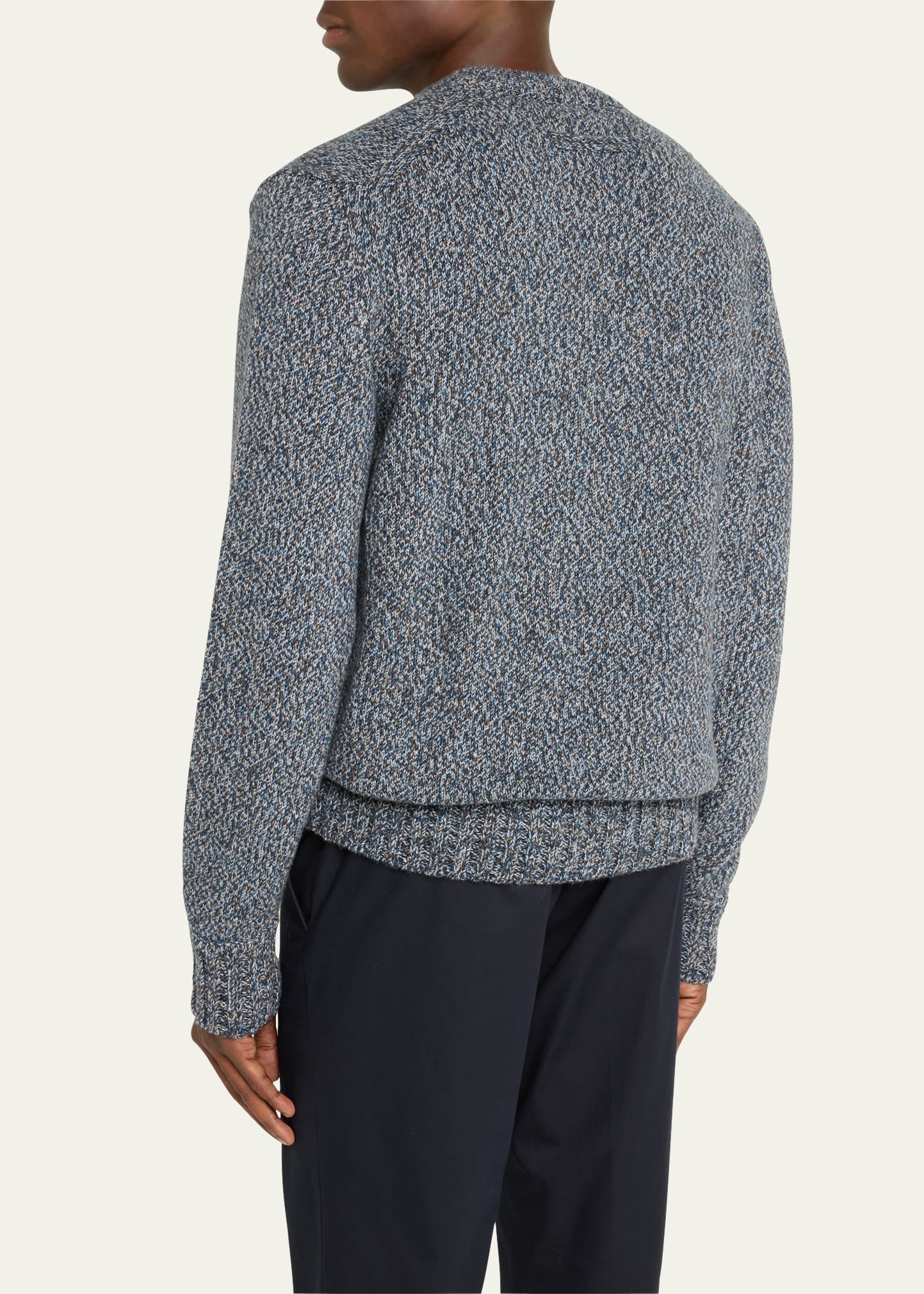 Men's Mouline Oasi Cashmere Crewneck Sweater - 3