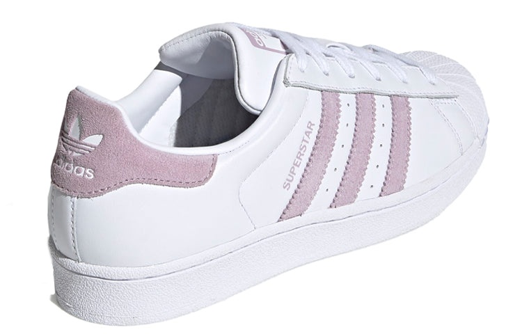 (WMNS) adidas originals Superstar 'White/Purple' EE7400 - 4