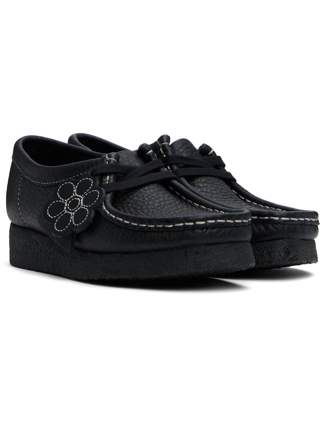 Black Wallabee Derbys - 4