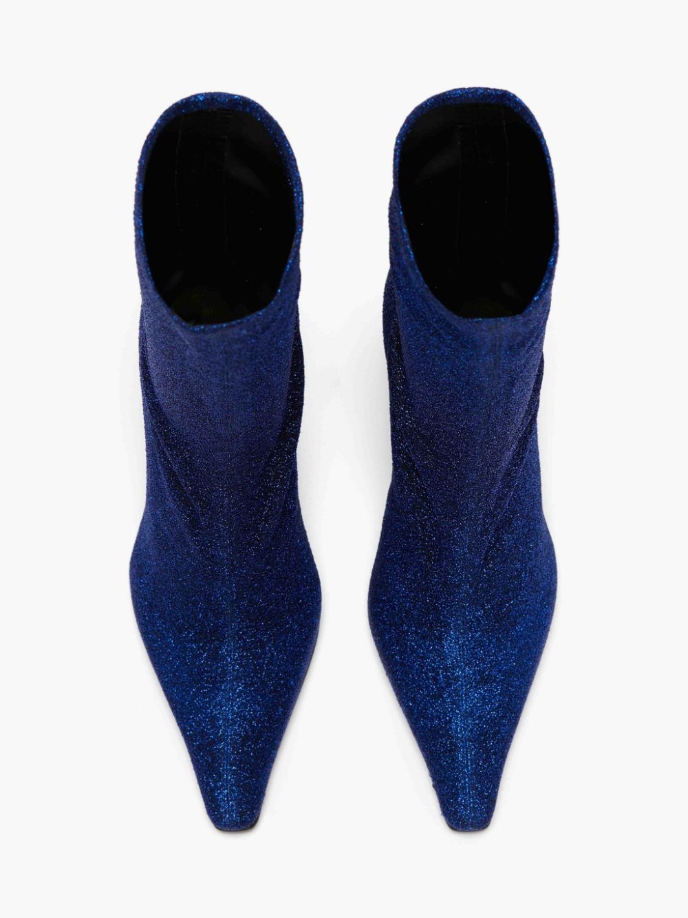 CHAIN HEEL ANKLE SOCK BOOTS - 4