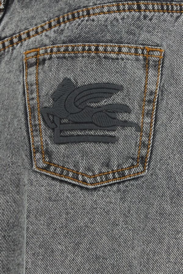 Etro Grey denim jeans | gebnegozionline | REVERSIBLE
