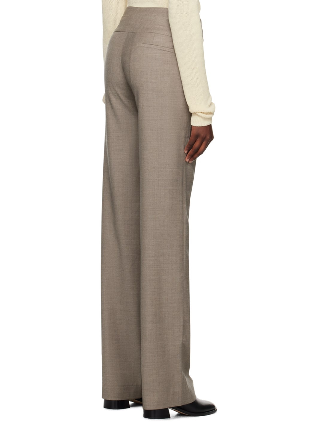 Taupe Tullia Trousers - 3