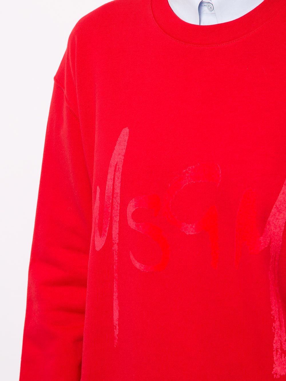 Spray logo print sweatshirt - 5