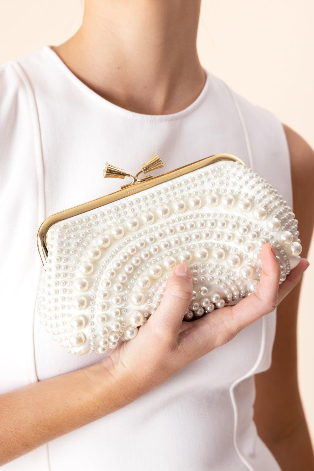 Maud Tassel Clutch - Ivory - 4