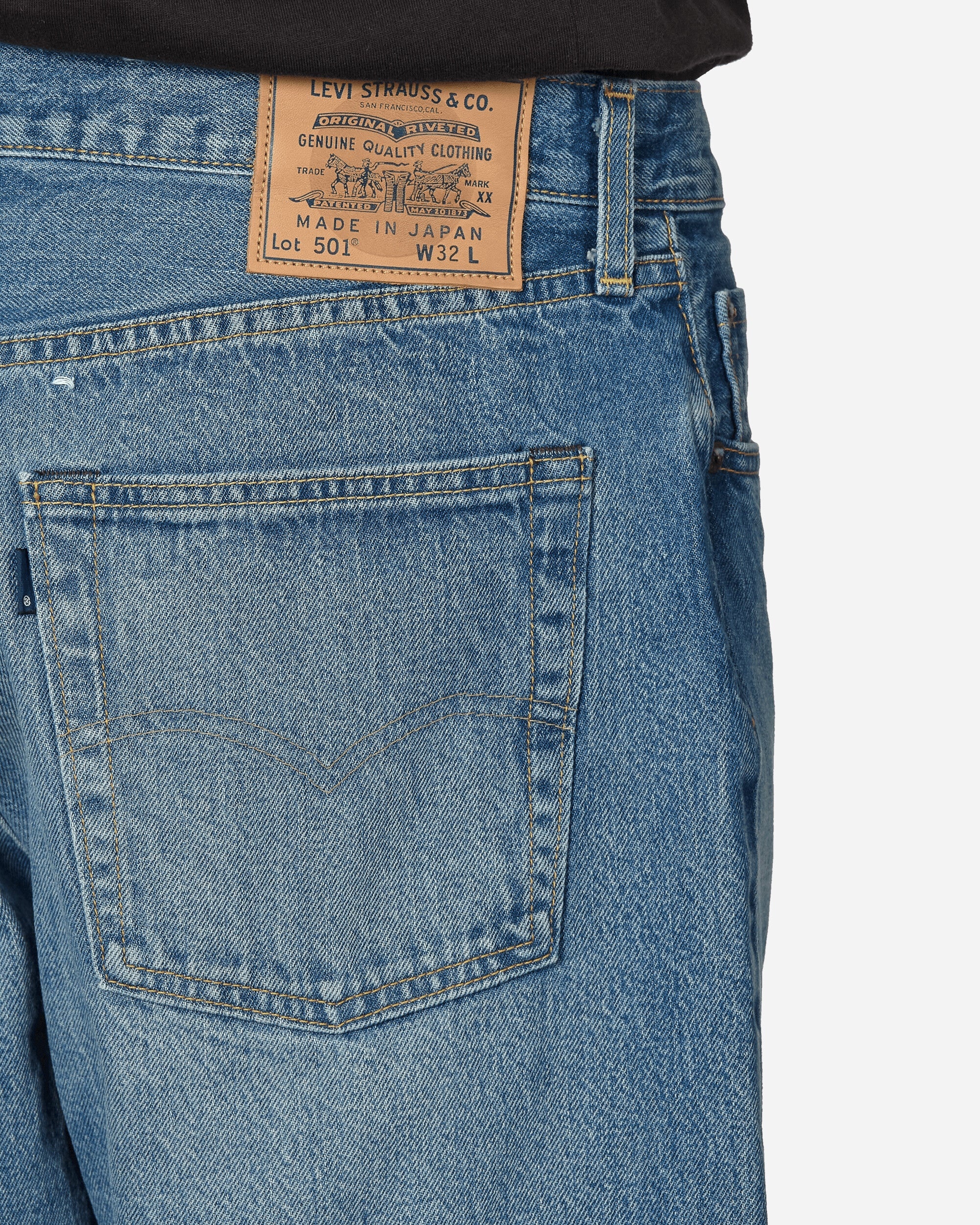 Made in Japan 1980's 501 Denim Shorts Blue - 5