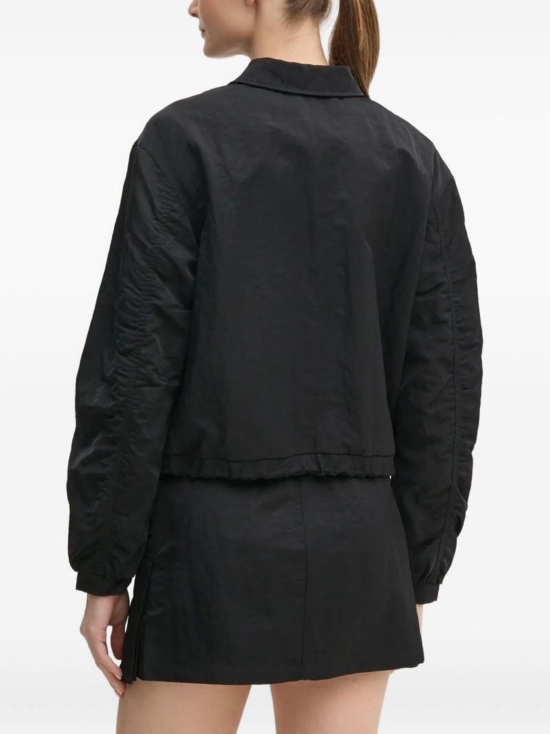 GUESS USA triangle-logo zip-up jacket outlook
