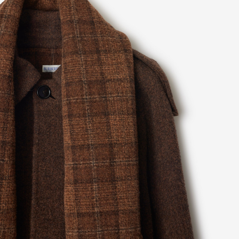 Detachable Scarf Wool Blend Jacket 6