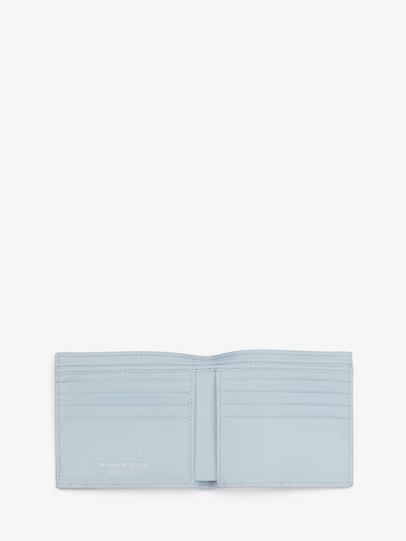 Men's Brushstroke Billfold Card Holder in Black/white - 2