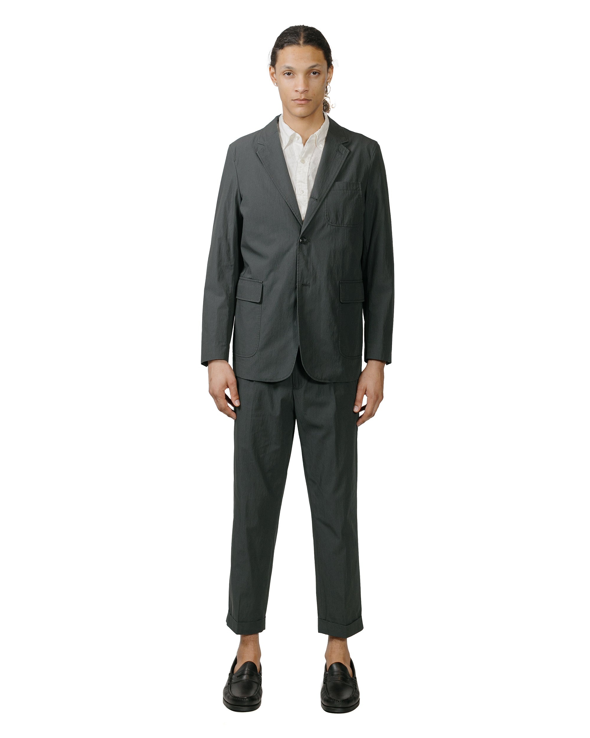 1Pleat Travel Comfort Cloth Charcoal Grey - 4