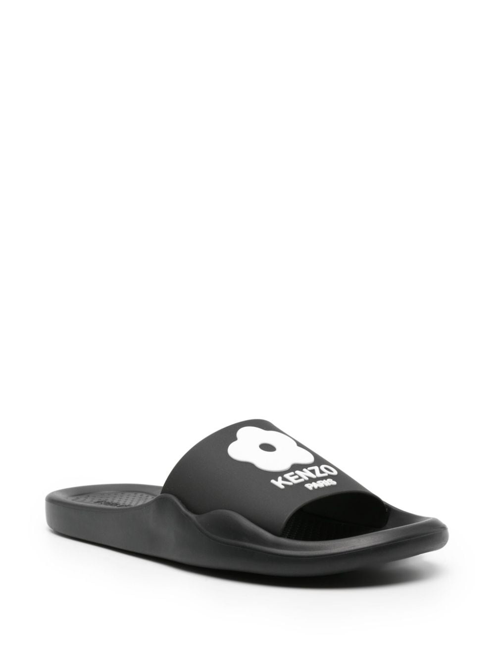 Boke Flower logo-embossed slides - 2