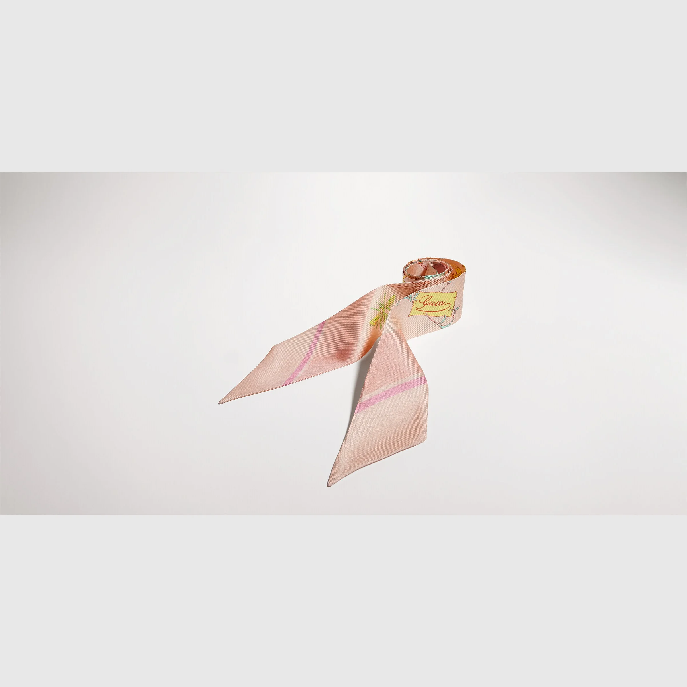 Printed silk ribbon - 1