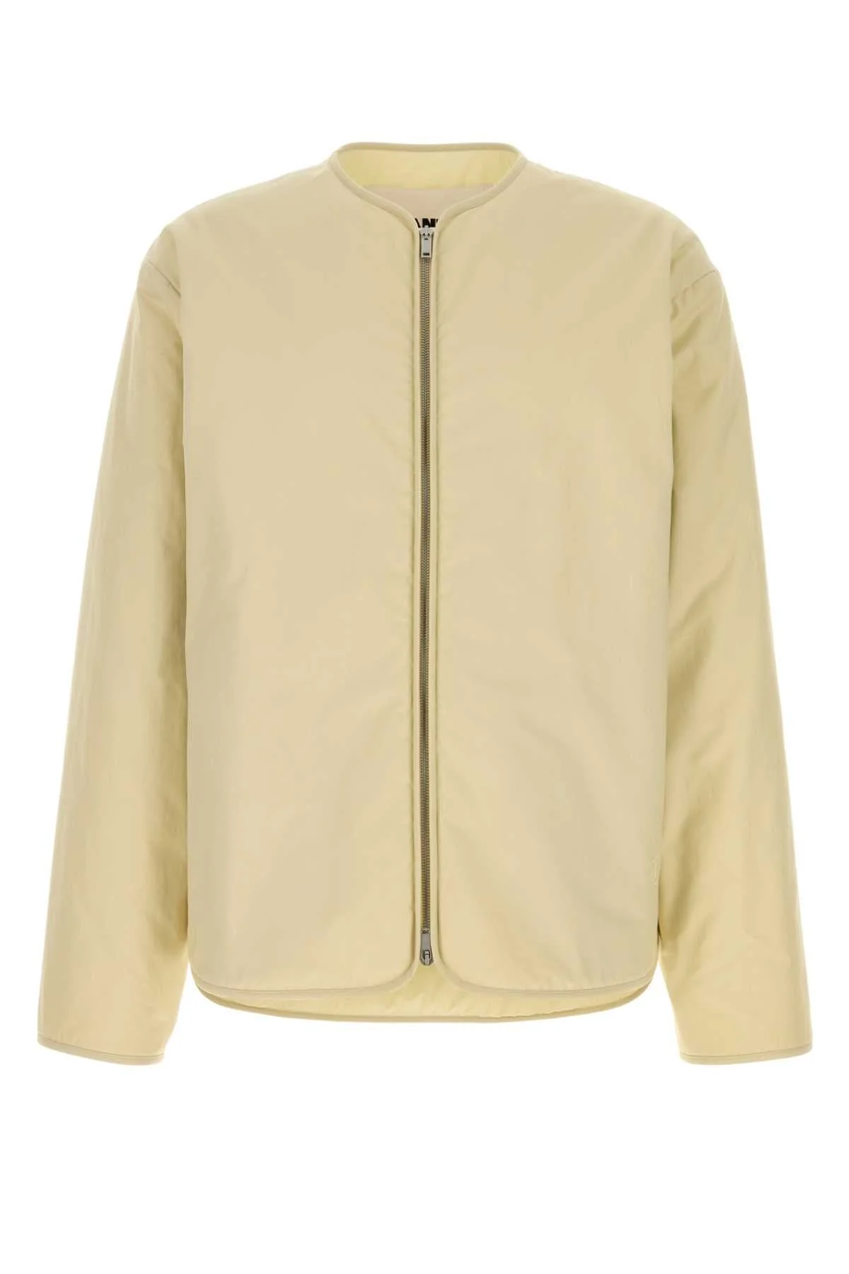 Jil Sander Men Cream Cotton Padded Jacket - 1